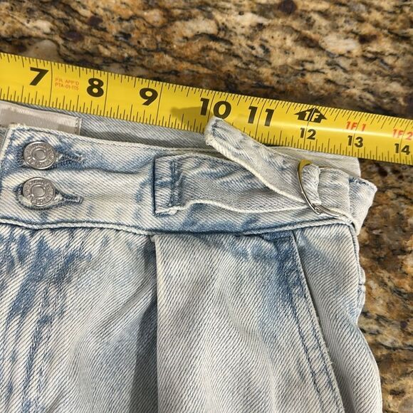 7 For All Mankind Ballon Tab Pant Isadora Light Wash Jeans Size 26 - Picture 12 of 12